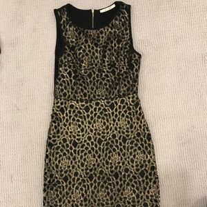 Miami gold and black dress!